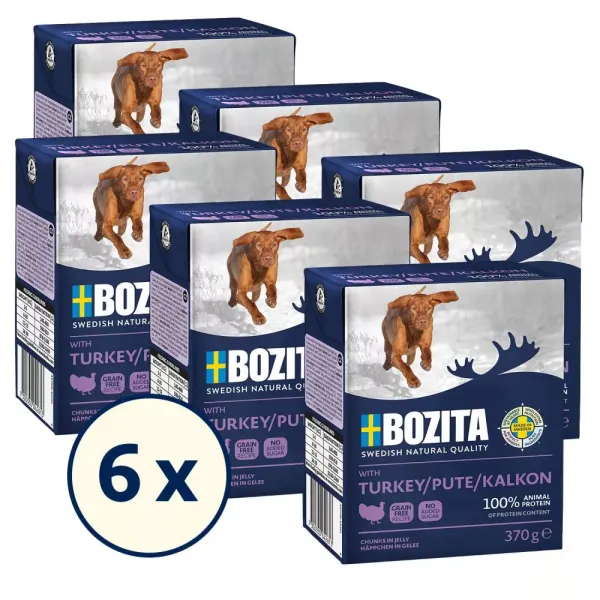 Bozita Happen in Gelee mit Pute (6x 370g)